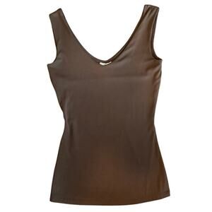 Vintage Cache Brown Spandex Sleeveless Top